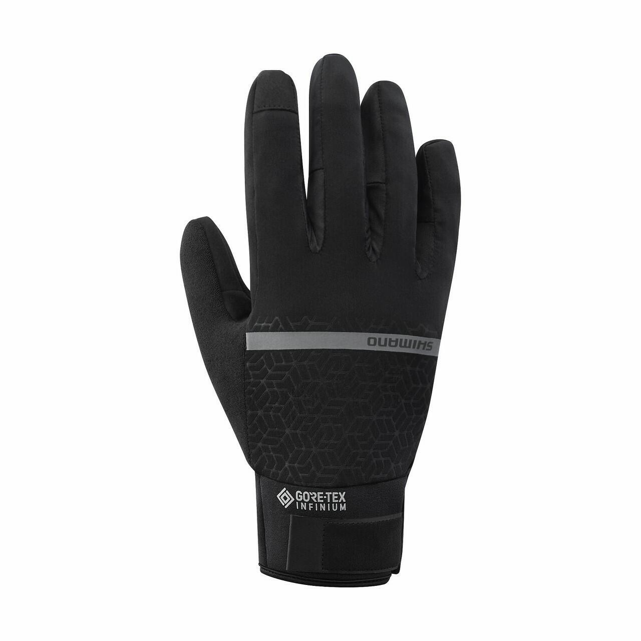 Изолирующие перчатки Shimano Infinium, черный / черный / черный