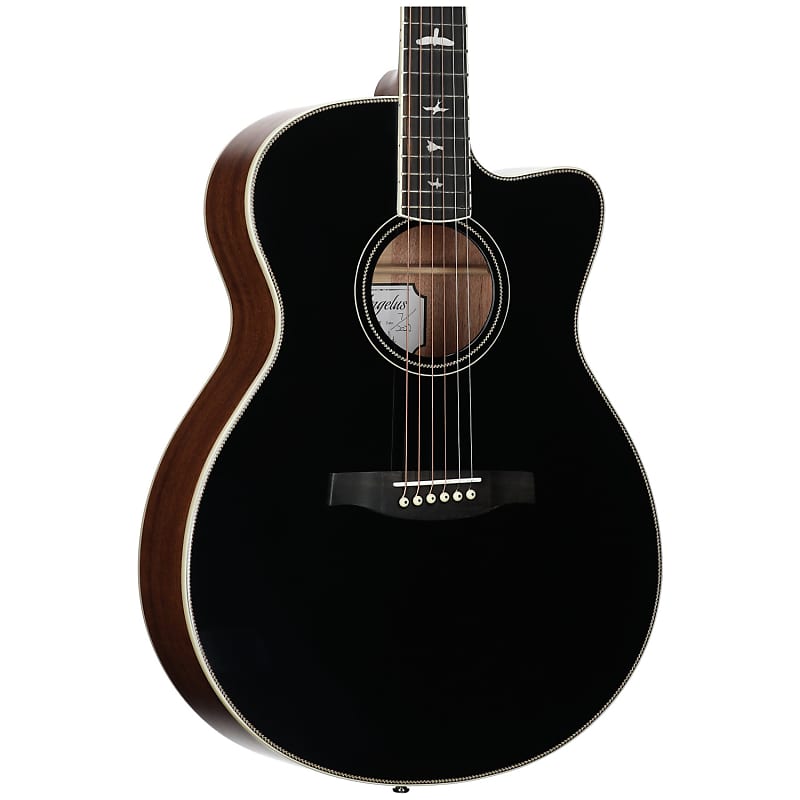 Электроакустическая гитара PRS SE A20E, черная с сумкой для переноски