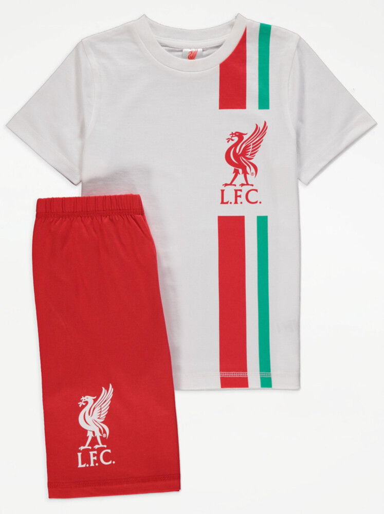 

Полосатая красная короткая пижама футбольного клуба Liverpool Football Club George., красный