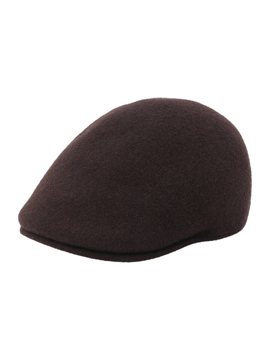 

Шапка KANGOL Beanie, цвет Brown/Dark brown