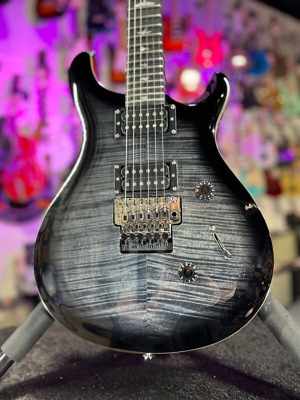 

Электрогитара PRS SE Custom 24 Floyd 138, угольный чёрный