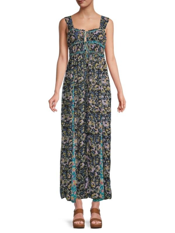 

Платье макси «потанцуй со мной» Intimately Free People Black combo