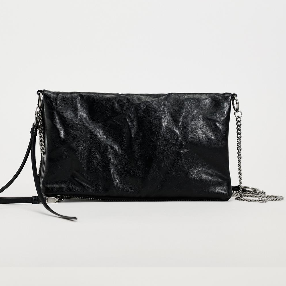 Сумка Zara Rock Mini Crossbody, черный сумка zara rock style черный