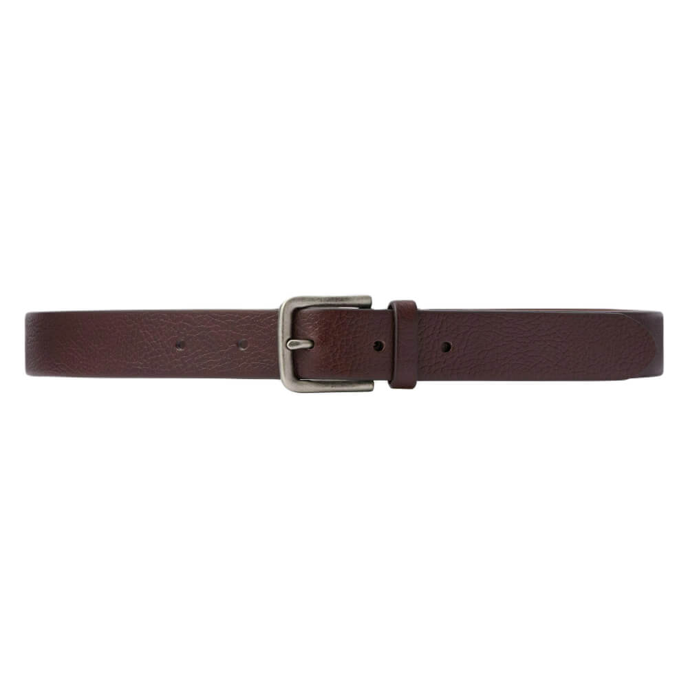 Ремень Uniqlo Italian Leather Vintage Style, коричневый цена и фото