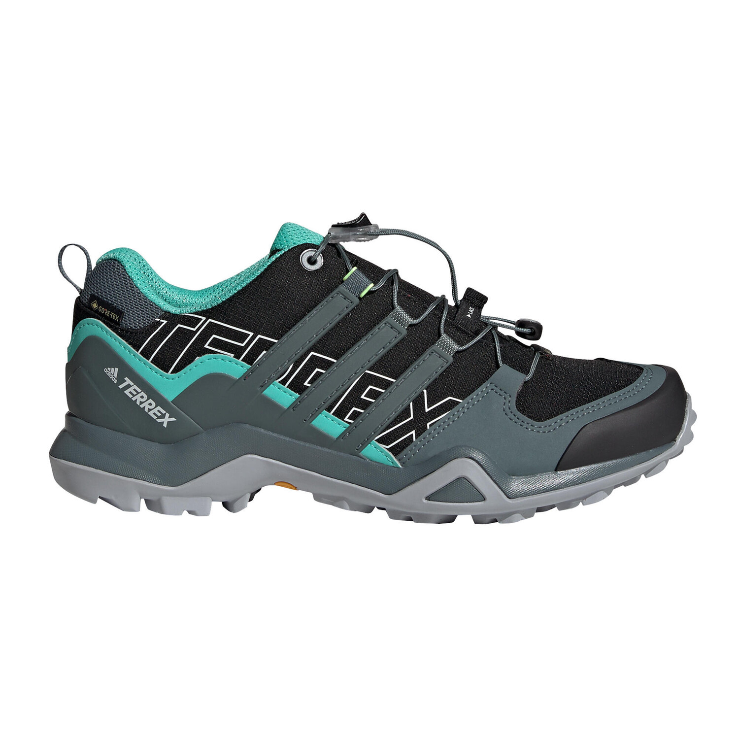 

Кроссовки Adidas Terrex Swift R2 GTX, серый/черный/бирюзовый