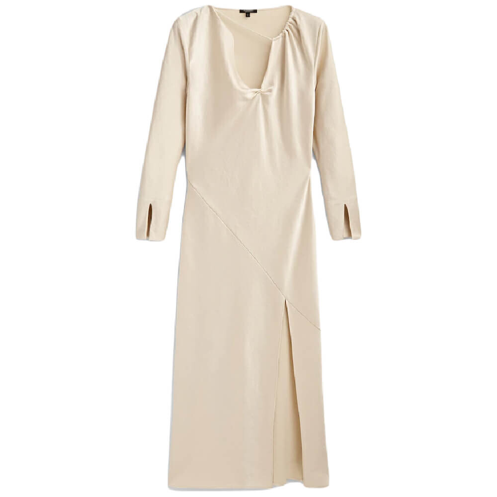 

Платье Massimo Dutti Long Satin With Cut-out Detail,