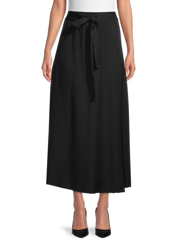 

Юбка - Трапеция DKNY с завязками спереди, черный