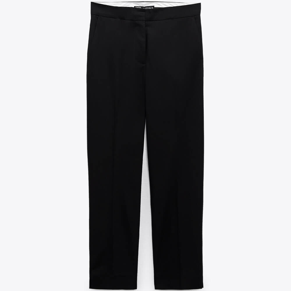 

Брюки Zara Cropped, черный