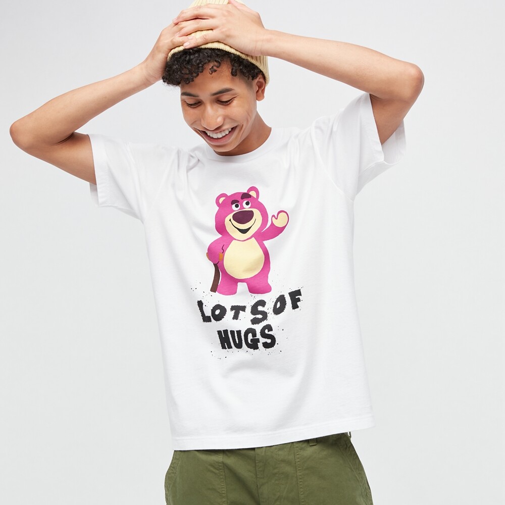 

Футболка Uniqlo Disney с короткими рукавами и принтом, белый