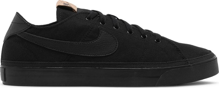 Кроссовки Nike Court Legacy Canvas 'Black Cork', черный - фото