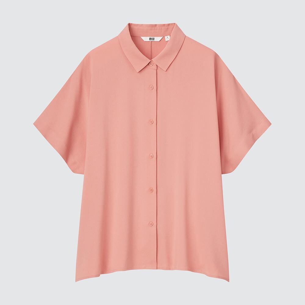 

Рубашка Uniqlo, розовый