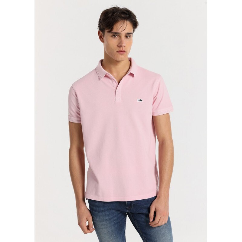 

Поло Lois Jeans 137803-13255-3878-432, розовый