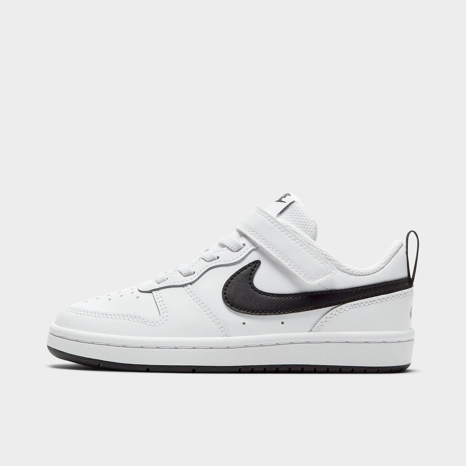 

Повседневная обувь на липучке Nike Court Borough Low 2 для маленьких детей, белый