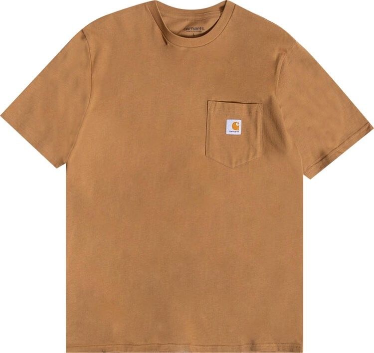 

Футболка Carhartt WIP Pocket Short-Sleeve T-Shirt 'Brown', коричневый