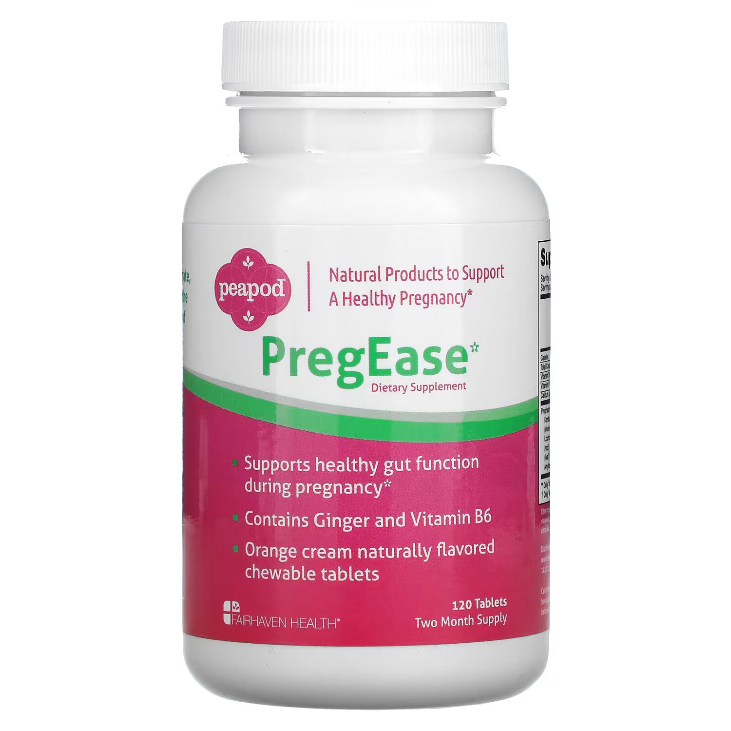 

Fairhaven Health, PregEase, 120 таблеток