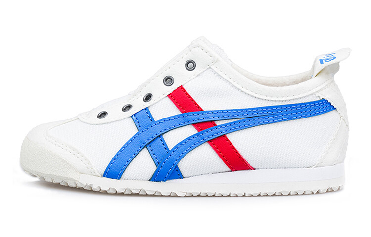 

Onitsuka Tiger Mexico 66 Спортивная повседневная обувь без шнуровки Bp Белый Directoire Синий
