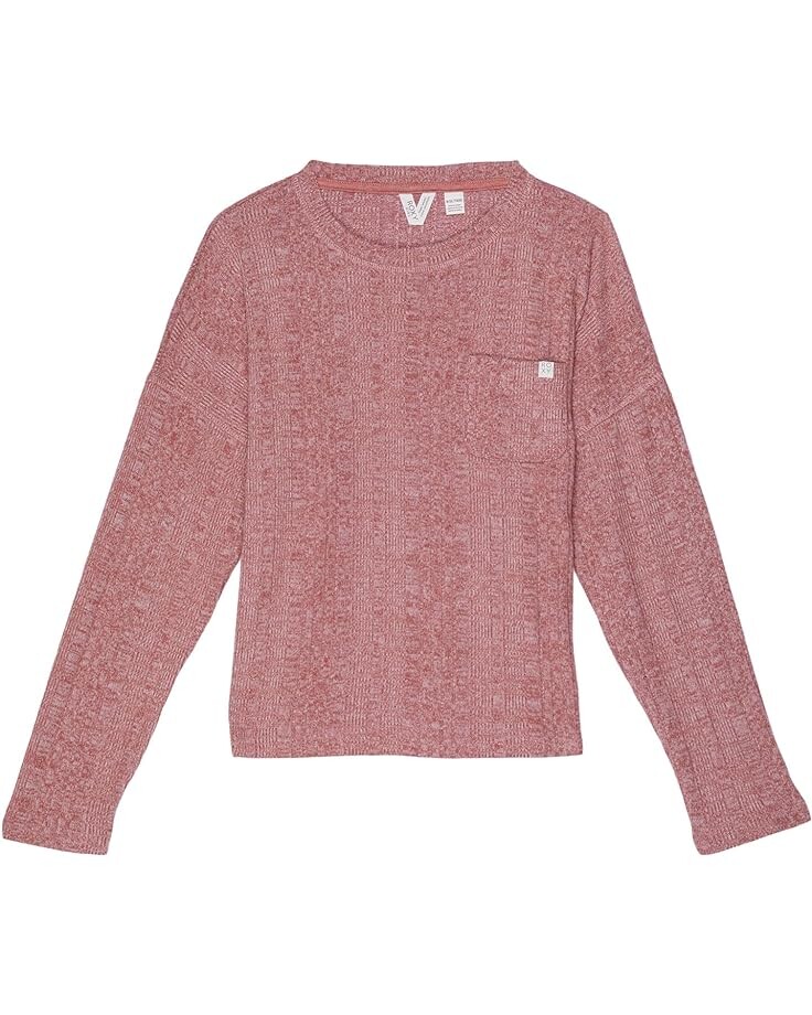 

Свитер Roxy Talking To The River Cozy Top, цвет Etruscan Red