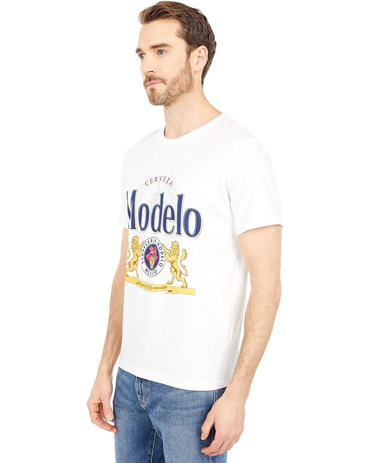 

Футболка Lucky Brand Modelo Label Tee, ярко-белый