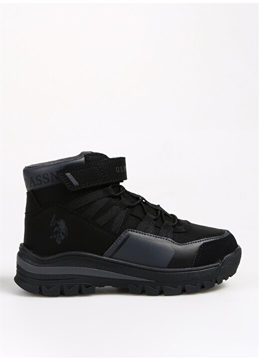 

Черные походные ботинки для мальчика 3W CARL HI JR 3PR U.S. Polo Assn., черный