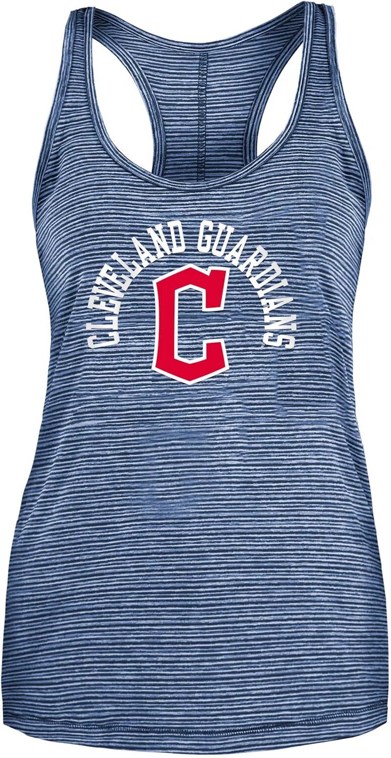 

Темно-синяя женская майка для активного отдыха New Era Cleveland Guardians