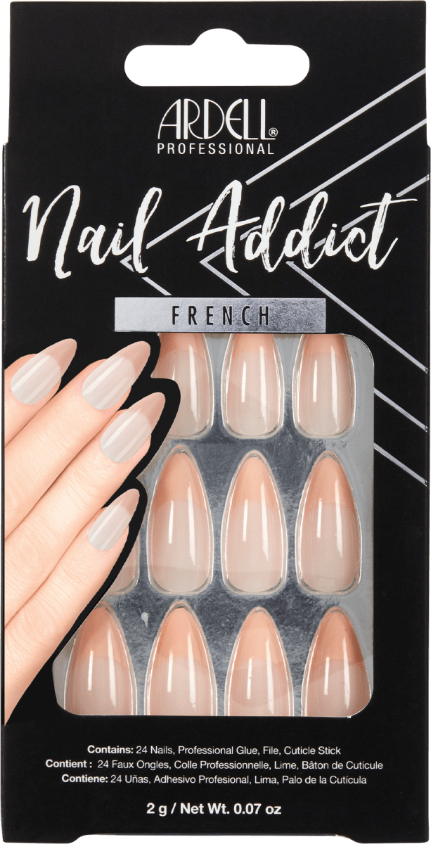 Накладные ногти Addict French Nude 24 шт. ARDELL