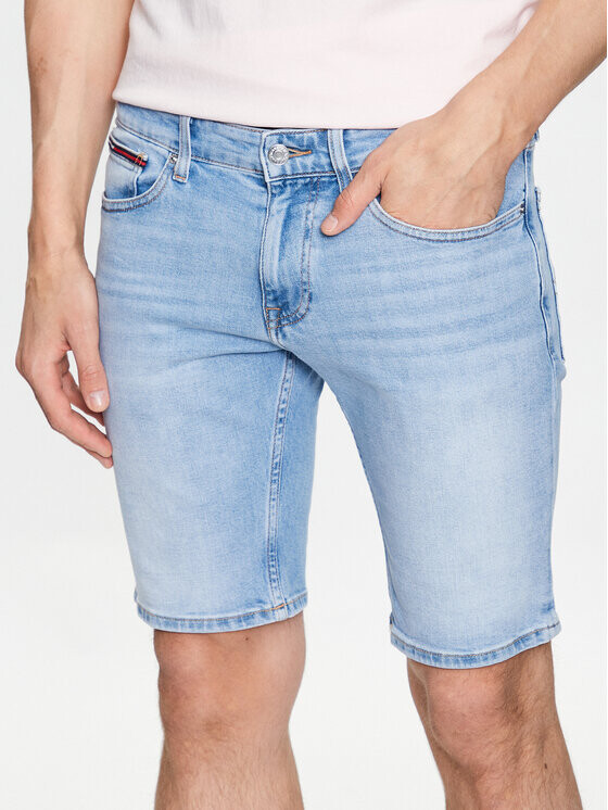 

Джинсовые шорты узкого кроя Tommy Jeans, синий