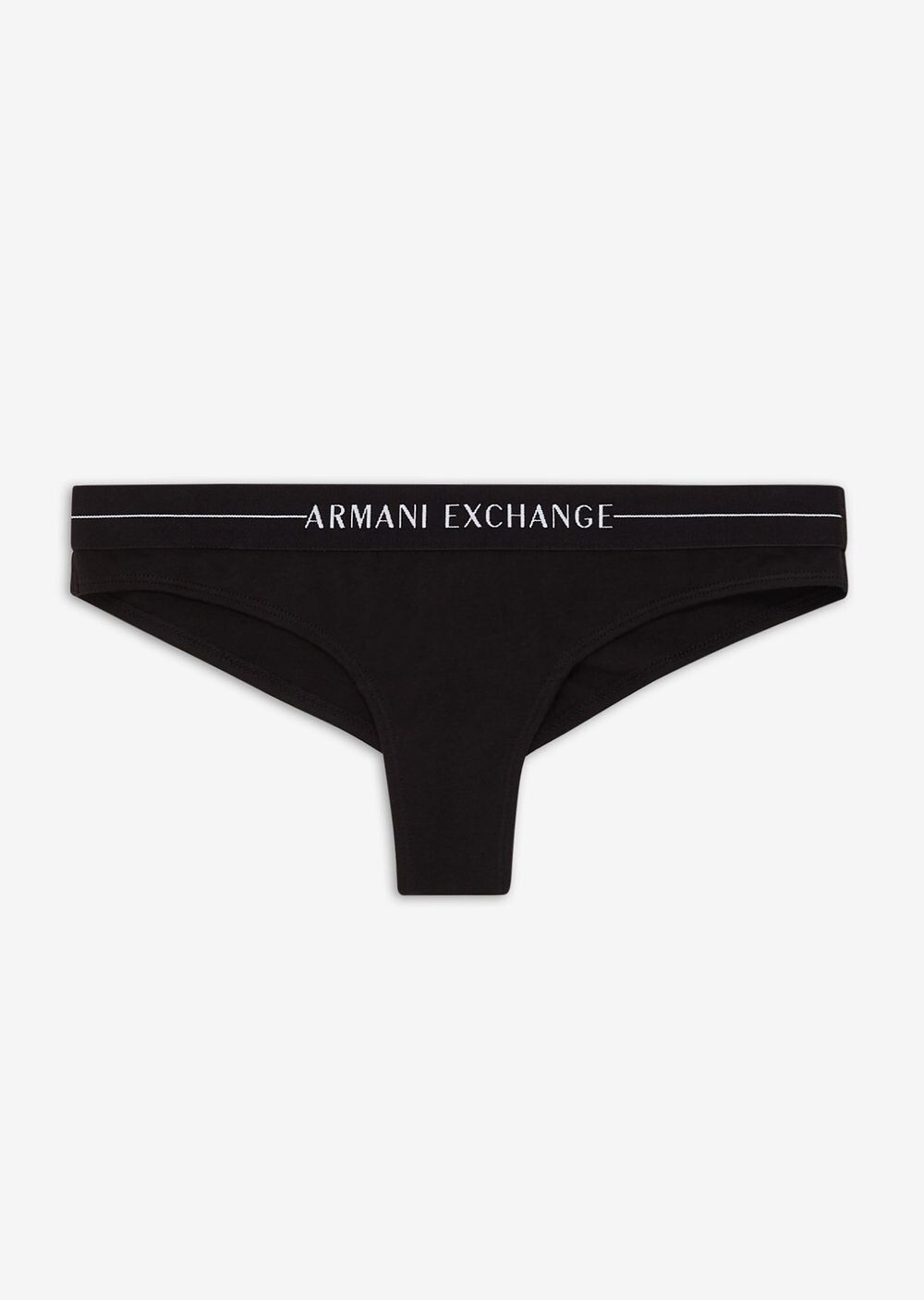 

Трусы-брифы из эластичного хлопка с логотипом Icon Armani Exchange, черный