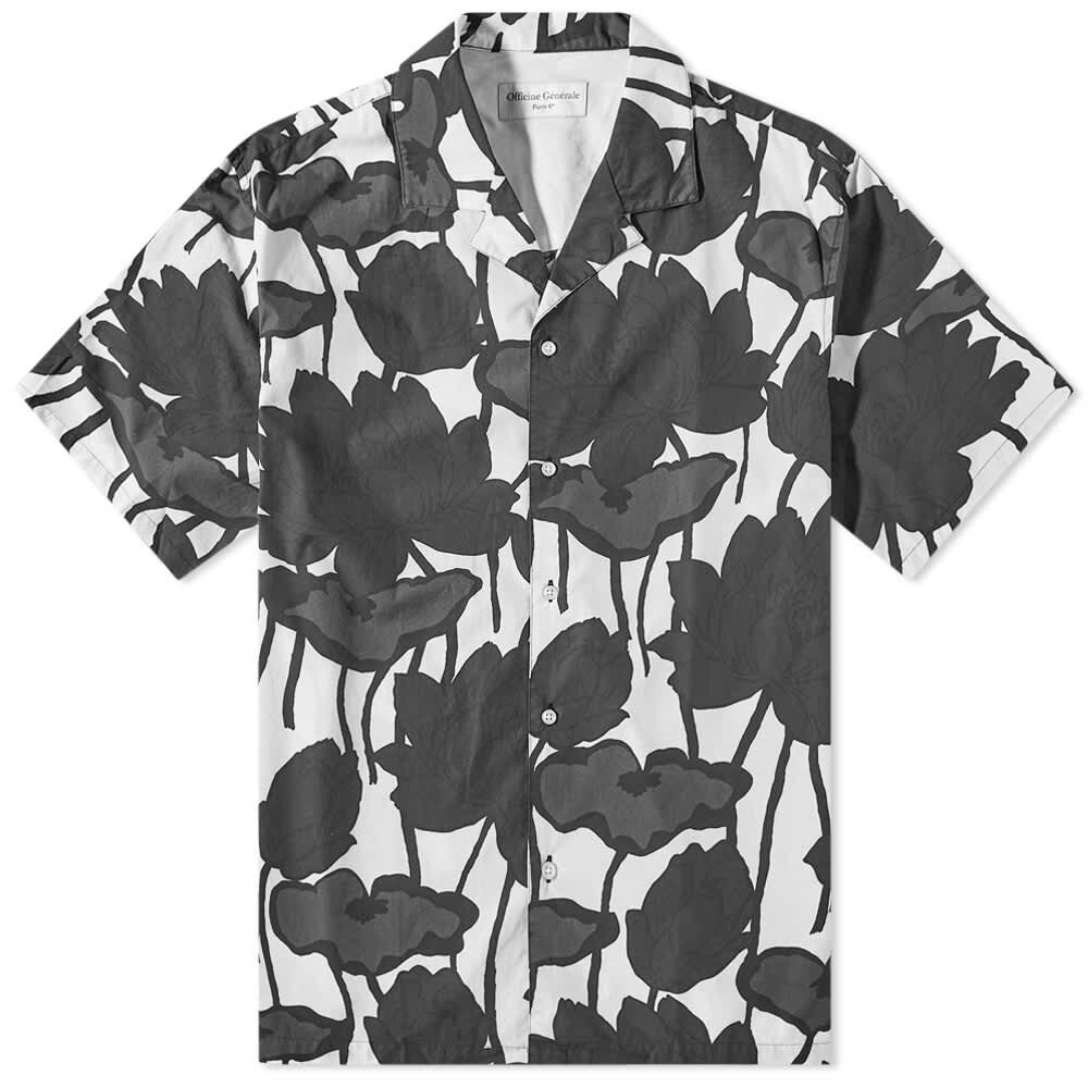

Рубашка Officine Générale Eren Short Sleeve Camila Print Shirt