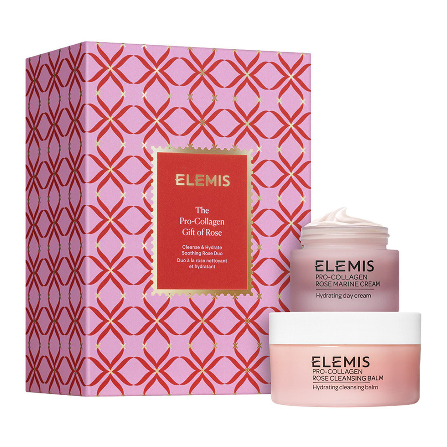 Подарочный набор Elemis The Pro-Collagen Gift Of Rose, 2 предмета набор средств для лица elemis набор pro collagen skincare stories