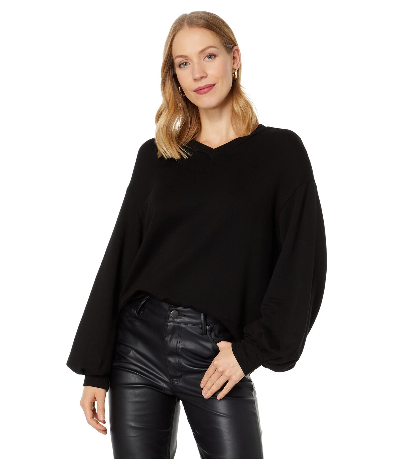 

Толстовка MONROW, Supersoft Fleece V-Neck Sweatshirt