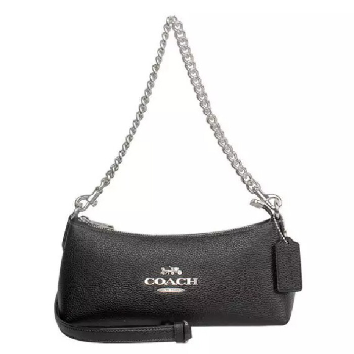 

Сумка Coach Outlet Calf Leather Small Shoulder Handbag, черный