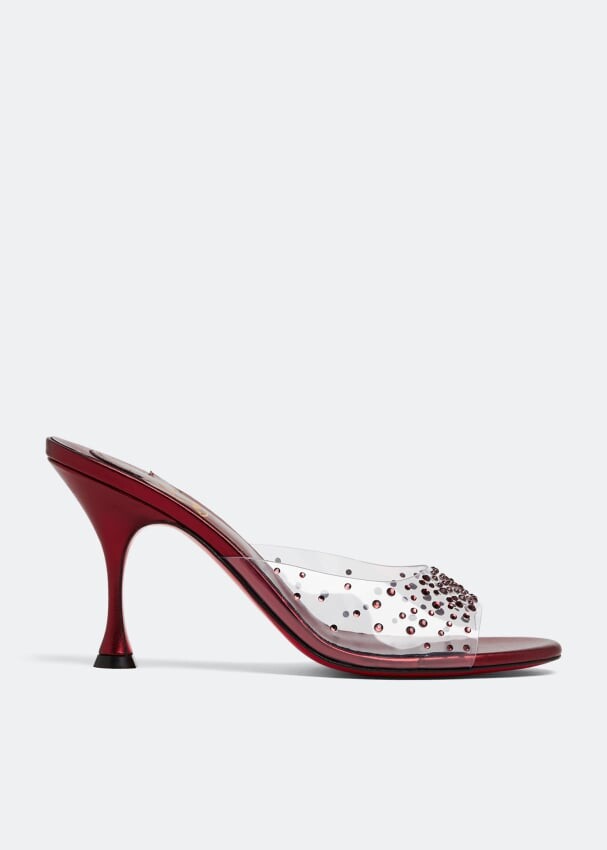 

Мюли CHRISTIAN LOUBOUTIN Degramule Strass 85 mules, бордовый
