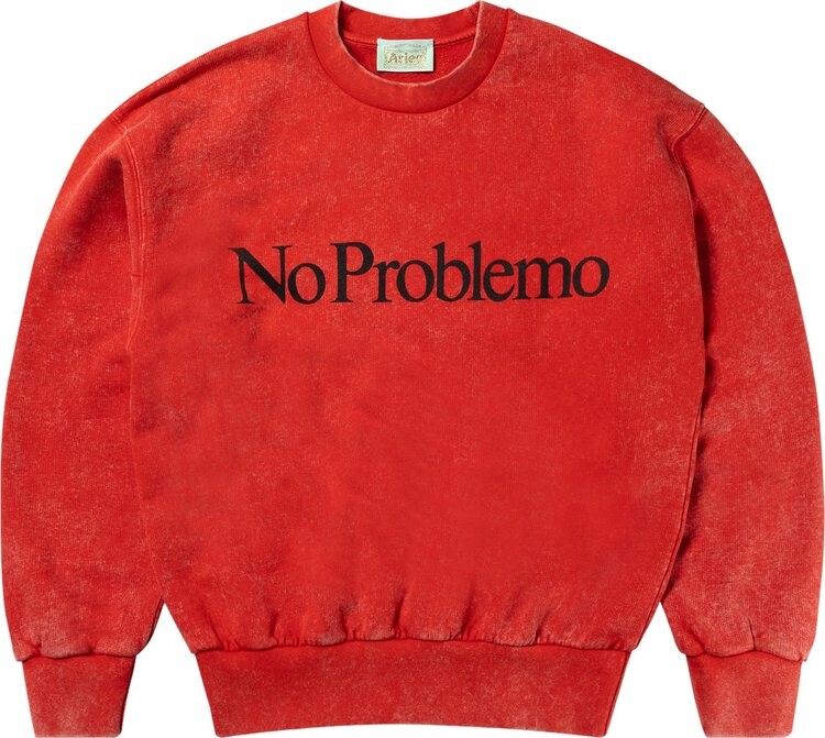 

Толстовка Aries No Problemo Sweatshirt 'Red', красный