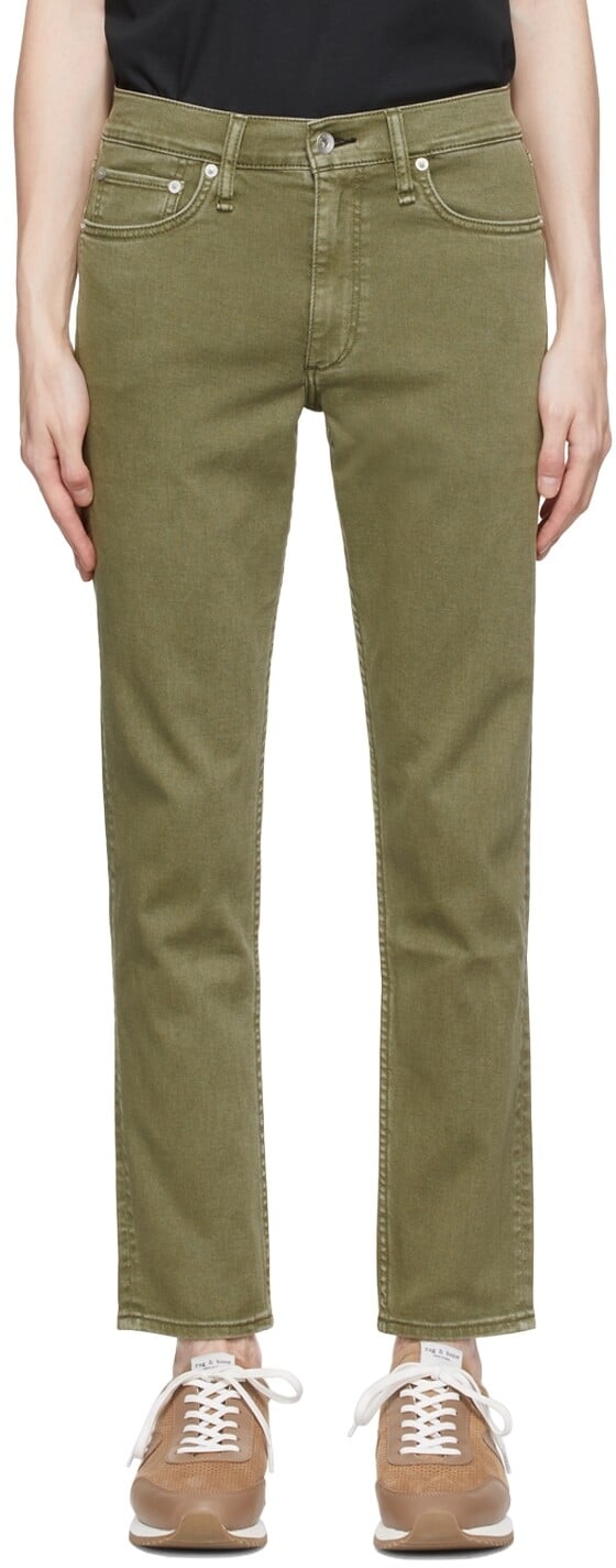 

Узкие джинсы цвета хаки rag & bone