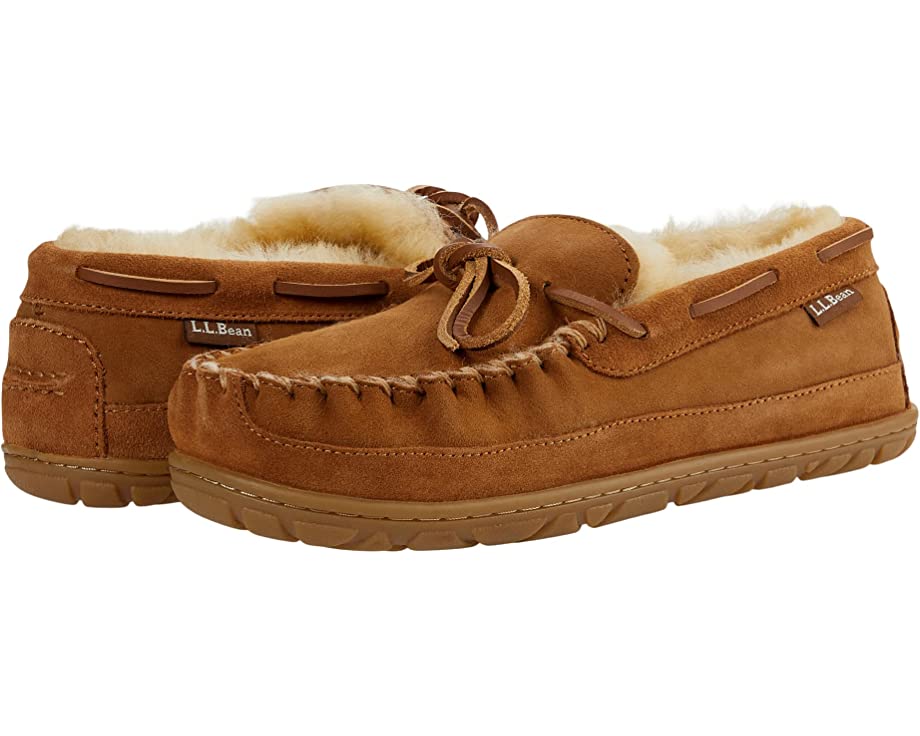 Слипперы Wicked Good Camp Moccasins L.L.Bean, коричневый тапочки l l bean wicked good moccasins plaid цвет royal stewart