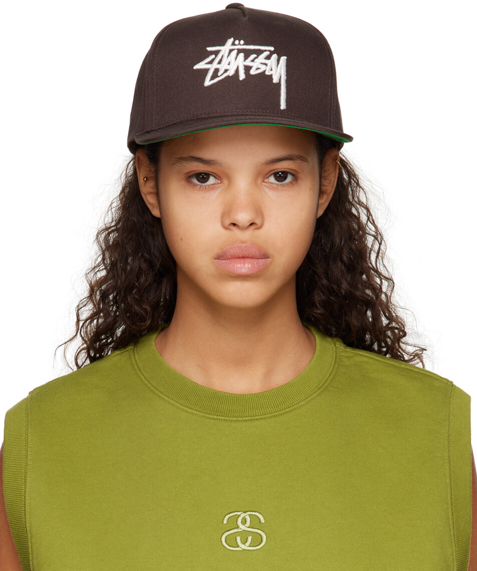 

Коричневая кепка Big Stock Point Crown Stüssy