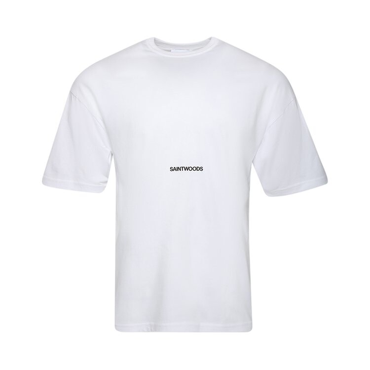 

Футболка Saintwoods Logo Tee 'White', белый