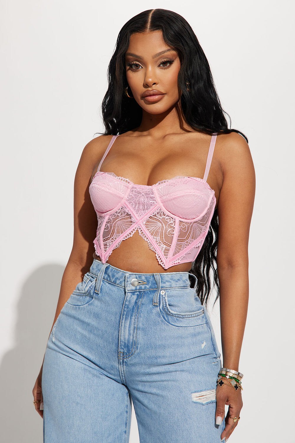 

Топ Fashion Nova TC28340, розовый