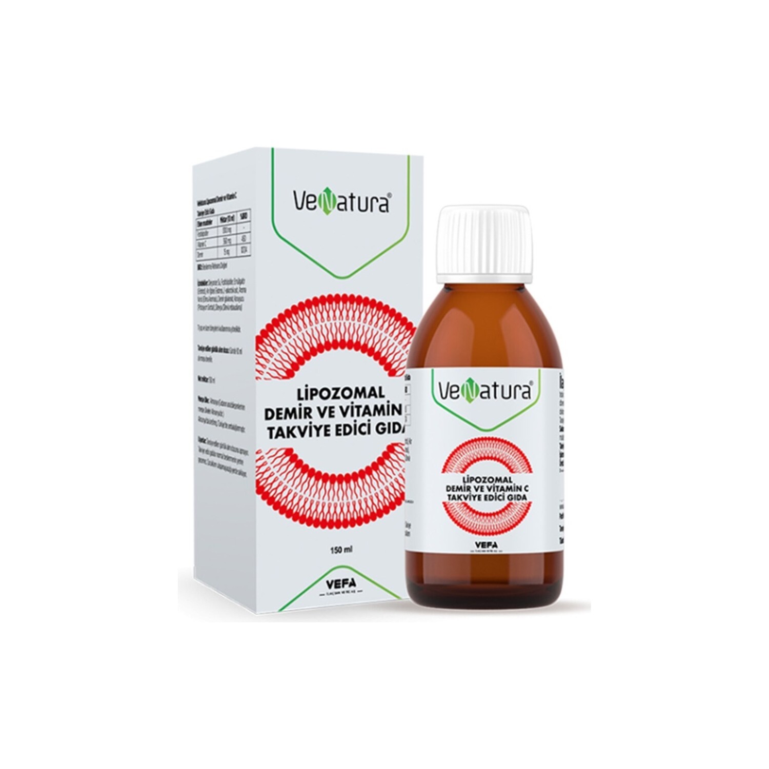 

Липосомальное Железо и Витамин C Venatura and Vitamin, 150 мл