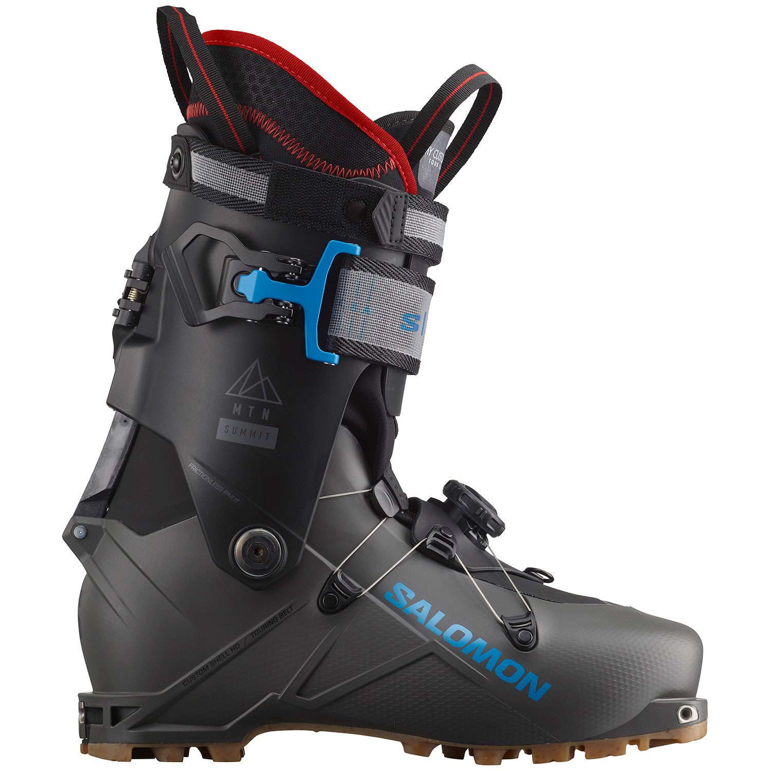 Ботинки Salomon S/Lab MTN Summit Alpine Touring лыжные, чёрный ботинки женские salomon mtn summit pro лыжные rainy day