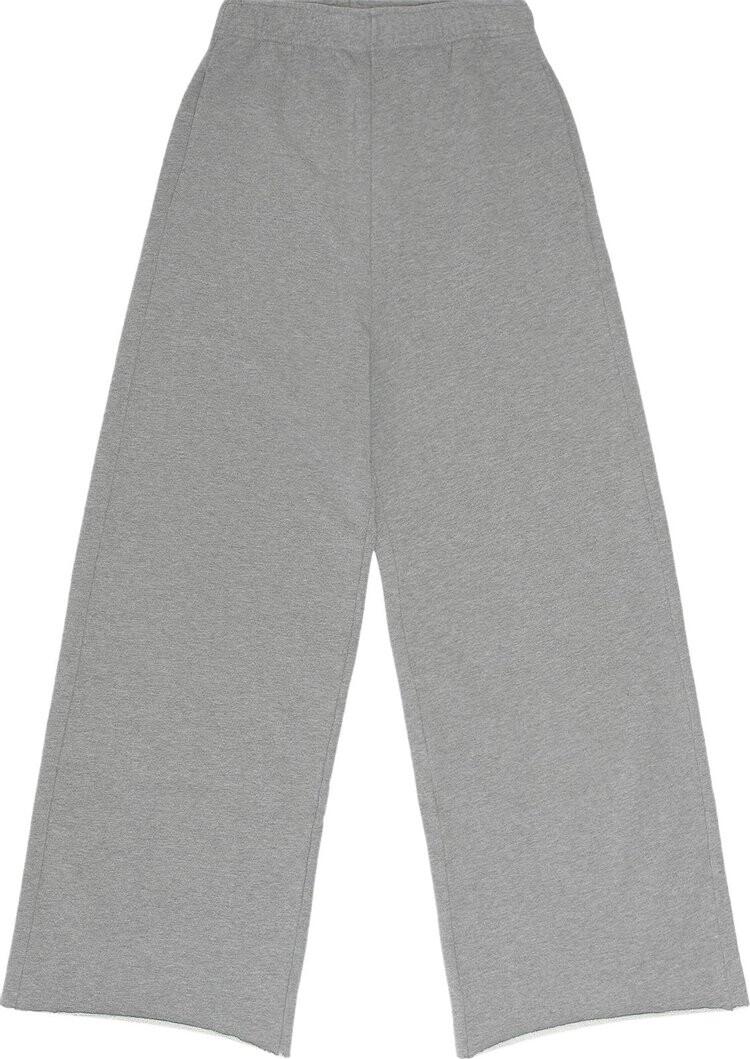 

Брюки MM6 Maison Margiela Wide Leg Pants 'Dark Grey Melange', серый