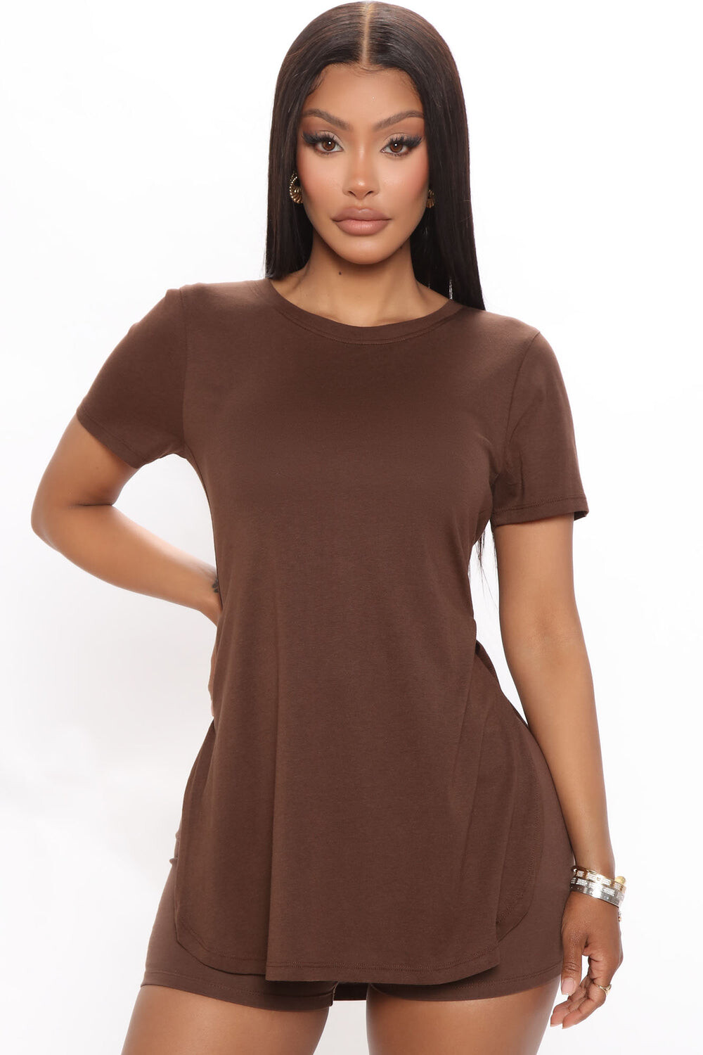 

Топ Fashion Nova 69411XL, шоколад