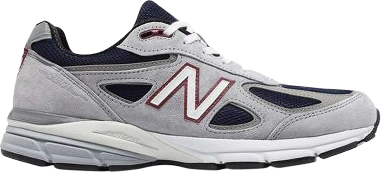 Кроссовки New Balance 990v4 Made in USA 'Grey Navy', серый - фото