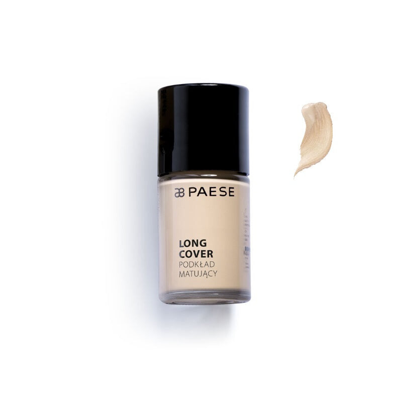 

Paese Матирующая тональная основа Long Cover Foundation для жирной и комбинированной кожи 02M Light Beige 30мл
