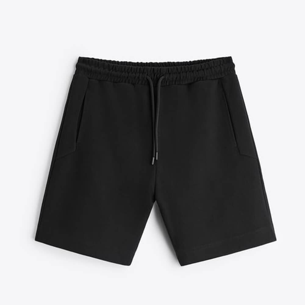 Шорты-джоггеры Zara Premium Bermuda, чёрный шорты джоггеры zara bermuda черный