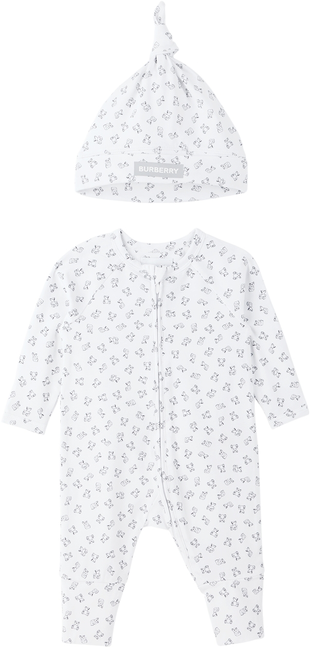 Burberry sale baby sleepsuit