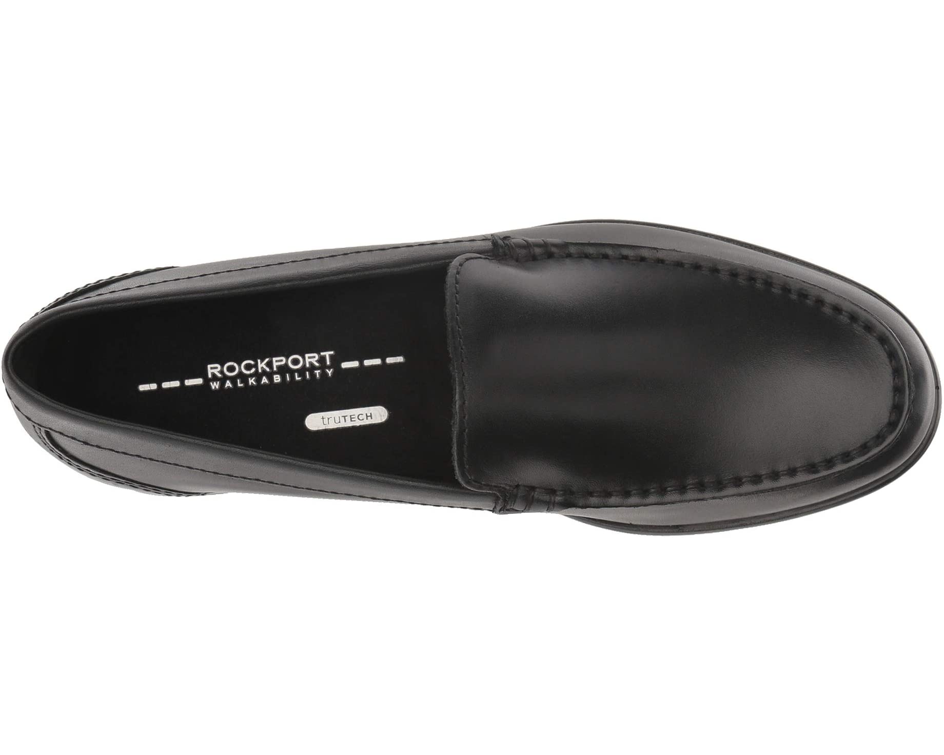 Лоферы Classic Loafer Lite Venetian Rockport, черный лоферы rockport susana knot loafer цвет forest leather