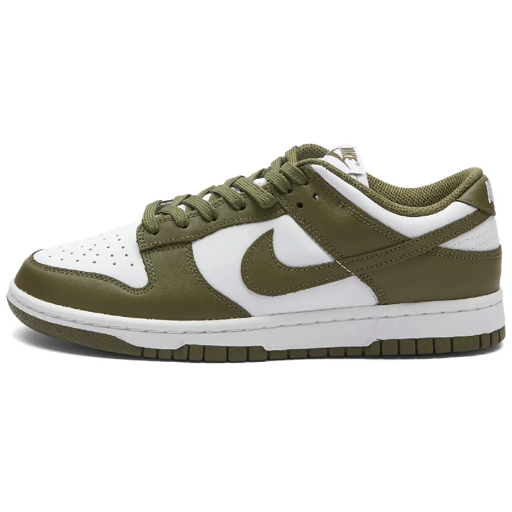 

Кроссовки Nike Dunk Low W, белый/оливковый