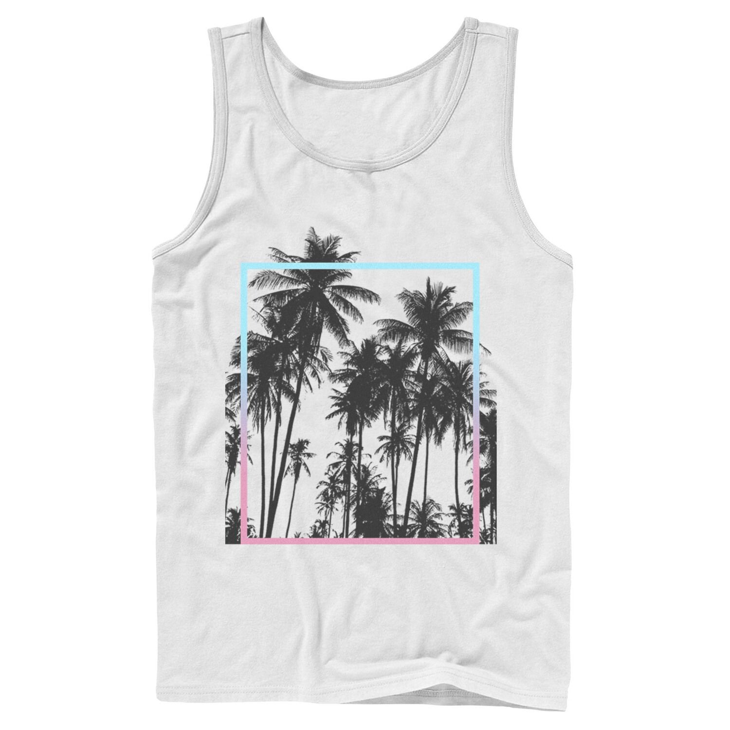 

Мужская майка Paradise Palm Trees Gradient Box Design Licensed Character
