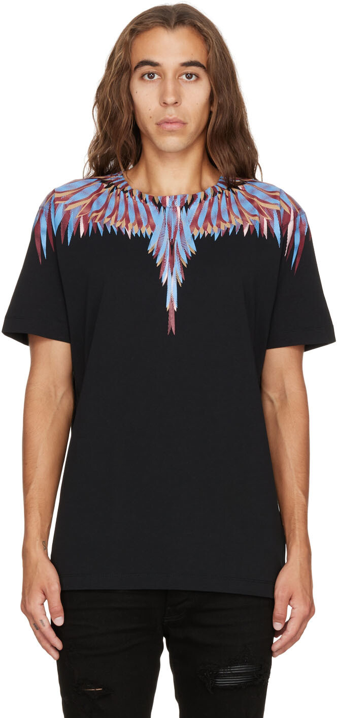 

Черная футболка с крыльями Marcelo Burlon County of Milan